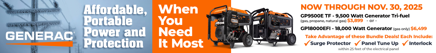 Generac Portable Promo